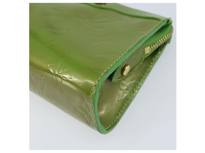 LOUIS VUITTON Trousse à cosmétiques Monogram Vernis Verte M93649 Auth bs33617 - vue 8