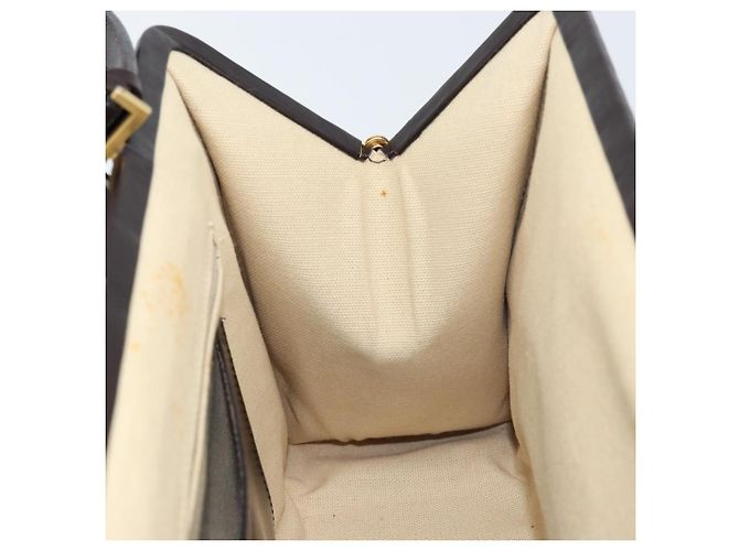 Borsa a Spalla Burberry Nova Check Lana Beige Oro Auth LNZ061A D'oro - vista 19