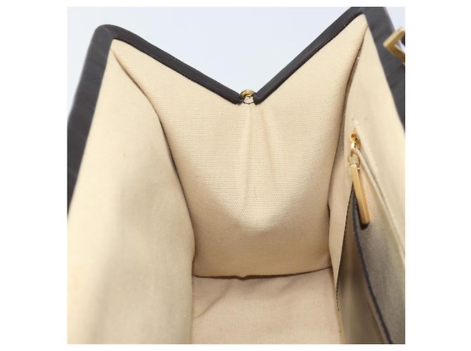 Borsa a Spalla Burberry Nova Check Lana Beige Oro Auth LNZ061A D'oro - vista 20