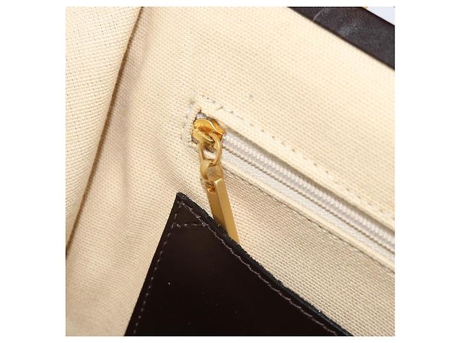 Borsa a Spalla Burberry Nova Check Lana Beige Oro Auth LNZ061A D'oro - vista 21