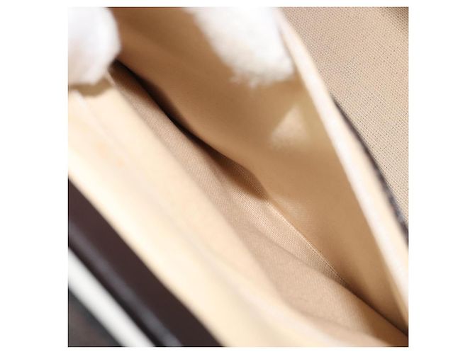 Borsa a Spalla Burberry Nova Check Lana Beige Oro Auth LNZ061A D'oro - vista 22
