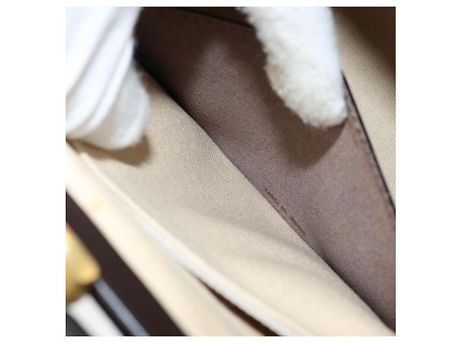 Borsa a Spalla Burberry Nova Check Lana Beige Oro Auth LNZ061A D'oro - vista 23