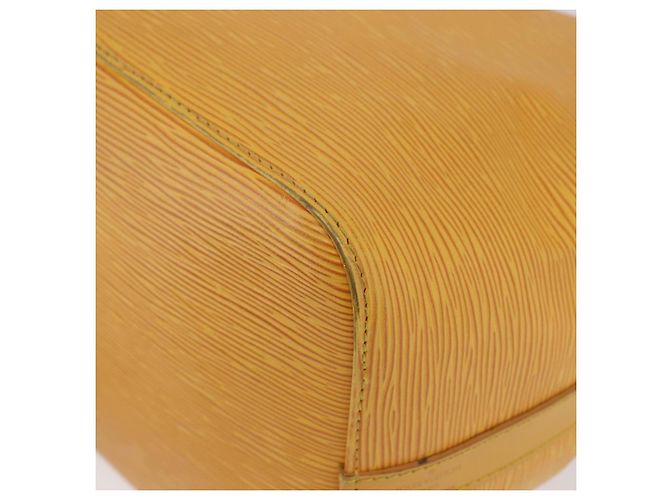 Noe LOUIS VUITTON Borsa a Spalla Petit Noé Epi Gialla M44109 LV Auth LNZ242 Giallo - vista 13
