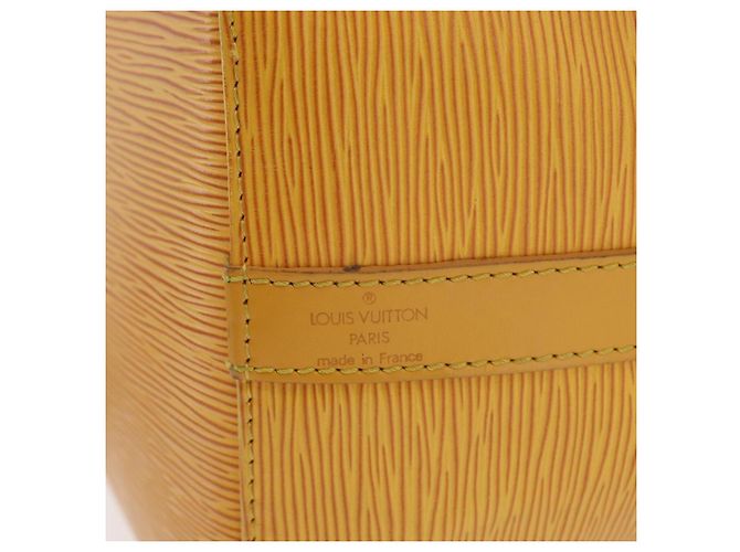 Noe LOUIS VUITTON Borsa a Spalla Petit Noé Epi Gialla M44109 LV Auth LNZ242 Giallo - vista 14