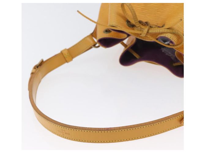 Noe LOUIS VUITTON Borsa a Spalla Petit Noé Epi Gialla M44109 LV Auth LNZ242 Giallo - vista 7
