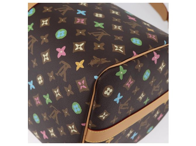 LOUIS VUITTON Monogram Craggy Keepall Bandouliere 45 Borsa M24901 LV Auth 70893SM Nero Monogramma - vista 17