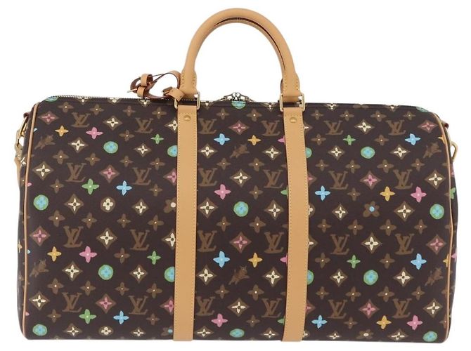 LOUIS VUITTON Monogram Craggy Keepall Bandouliere 45 Borsa M24901 LV Auth 70893SM Nero Monogramma - vista 2