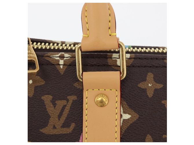 LOUIS VUITTON Monogram Craggy Keepall Bandouliere 45 Borsa M24901 LV Auth 70893SM Nero Monogramma - vista 23