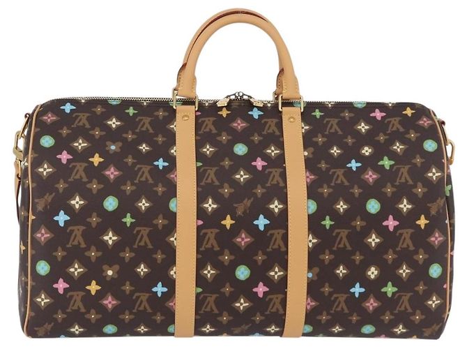LOUIS VUITTON Monogram Craggy Keepall Bandouliere 45 Borsa M24901 LV Auth 70893SM Nero Monogramma - vista 3