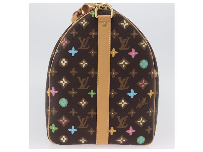 LOUIS VUITTON Monogram Craggy Keepall Bandouliere 45 Borsa M24901 LV Auth 70893SM Nero Monogramma - vista 4