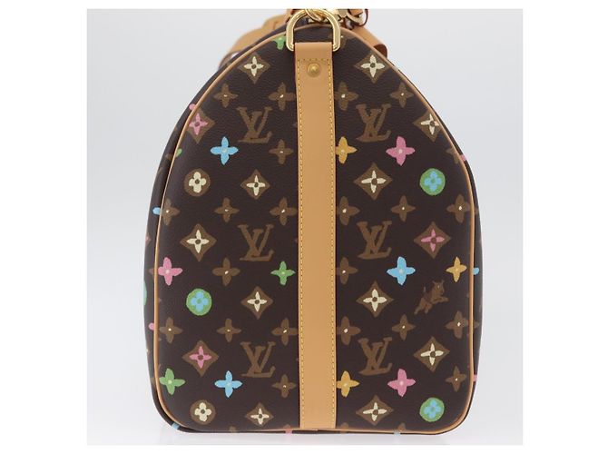 LOUIS VUITTON Monogram Craggy Keepall Bandouliere 45 Borsa M24901 LV Auth 70893SM Nero Monogramma - vista 5