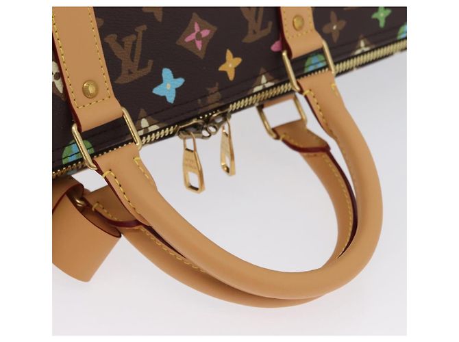 LOUIS VUITTON Monogram Craggy Keepall Bandouliere 45 Borsa M24901 LV Auth 70893SM Nero Monogramma - vista 7