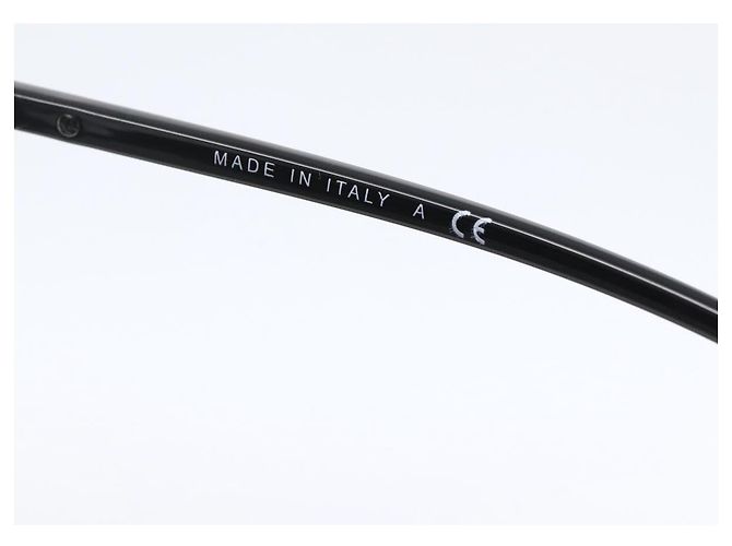 Occhiali da sole CHANEL metallo Nero CC Auth 166249V - vista 9