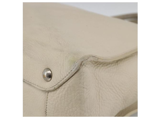LOUIS VUITTON Handtasche Cabanaxos aus Leder Weiß M95887 LV Auth bs33670 - Ansicht 10