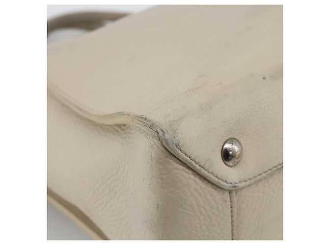 LOUIS VUITTON Handtasche Cabanaxos aus Leder Weiß M95887 LV Auth bs33670 - Ansicht 11