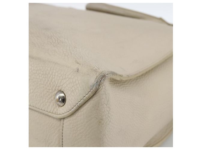LOUIS VUITTON Handtasche Cabanaxos aus Leder Weiß M95887 LV Auth bs33670 - Ansicht 12