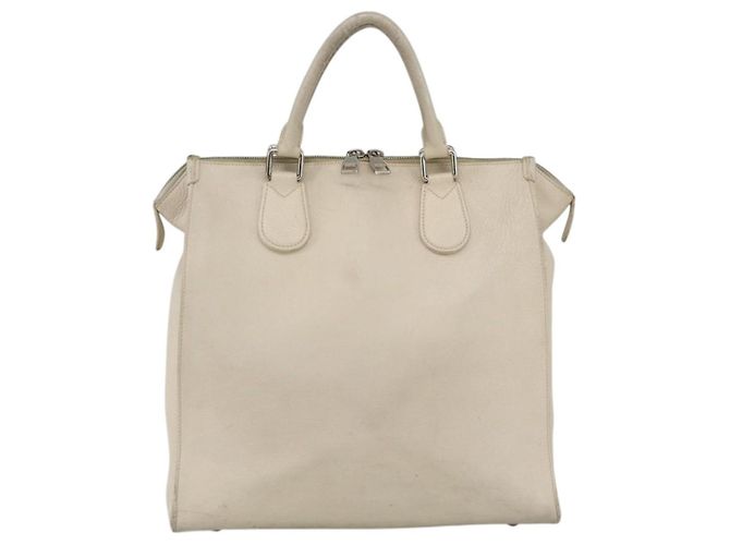 LOUIS VUITTON Handtasche Cabanaxos aus Leder Weiß M95887 LV Auth bs33670 - Ansicht 2
