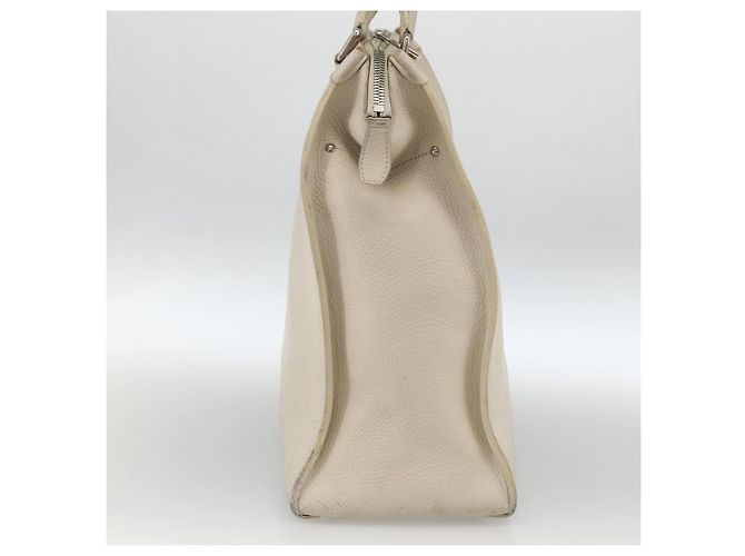 LOUIS VUITTON Handtasche Cabanaxos aus Leder Weiß M95887 LV Auth bs33670 - Ansicht 4