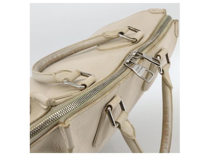 LOUIS VUITTON Handtasche Cabanaxos aus Leder Weiß M95887 LV Auth bs33670 - Ansicht 6