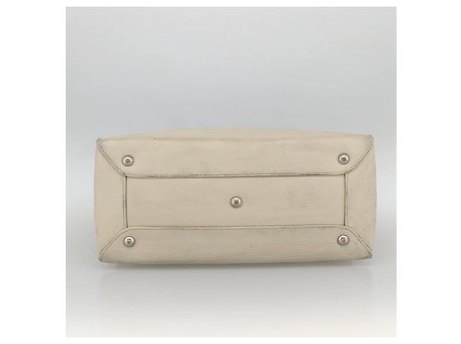 LOUIS VUITTON Handtasche Cabanaxos aus Leder Weiß M95887 LV Auth bs33670 - Ansicht 9