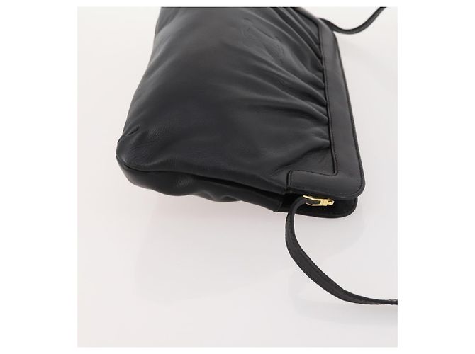 Céline Borsa CELINE in pelle 2 pezzi nera Auth ep12973 Nero - vista 12