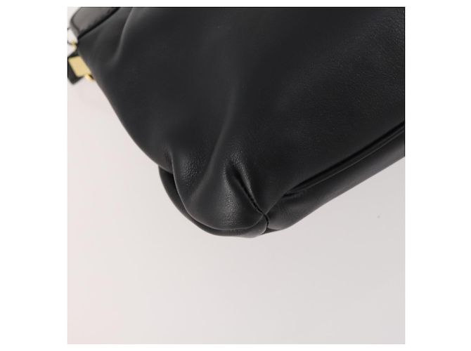 Céline Borsa CELINE in pelle 2 pezzi nera Auth ep12973 Nero - vista 16