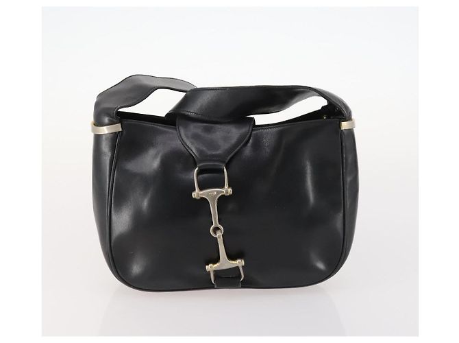 Céline Borsa CELINE in pelle 2 pezzi nera Auth ep12973 Nero - vista 2