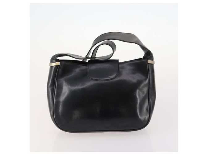 Céline Borsa CELINE in pelle 2 pezzi nera Auth ep12973 Nero - vista 3