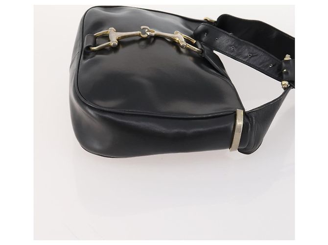 Céline Borsa CELINE in pelle 2 pezzi nera Auth ep12973 Nero - vista 4