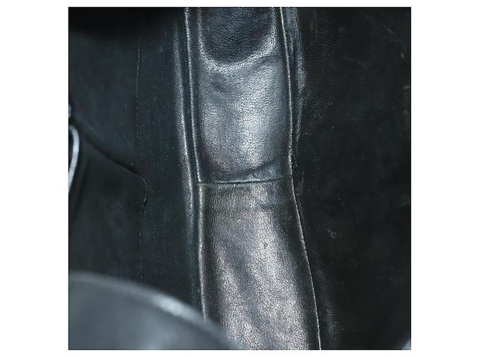 Céline Borsa CELINE in pelle 2 pezzi nera Auth ep12973 Nero - vista 9