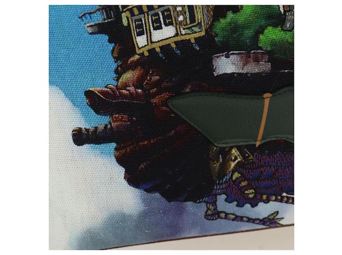 LOEWE - Borsa Anagram in tela del Castello Errante di Studio Ghibli Auth 166901SM Multicolore - vista 20