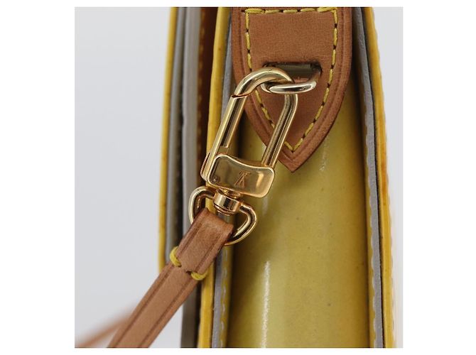 LOUIS VUITTON Bolsa de Accesorios Motto Monogram Vernis Gris M91030 LV Auth BA11103 - vista 14