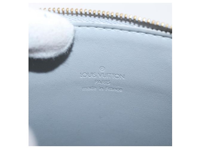 LOUIS VUITTON Bolsa de Accesorios Motto Monogram Vernis Gris M91030 LV Auth BA11103 - vista 17