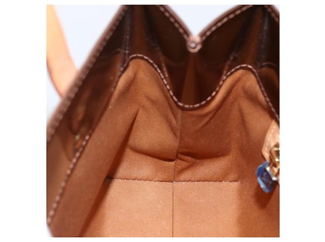 LOUIS VUITTON Borsa a Mano Monogram Vernis Reade PM Bronzo M91146 LV Auth gh1836 - vista 17