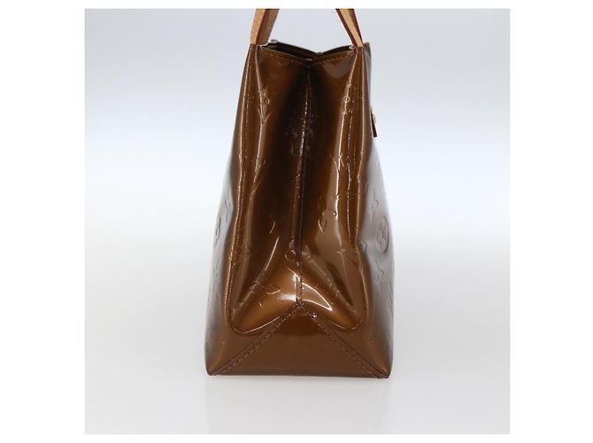 LOUIS VUITTON Borsa a Mano Monogram Vernis Reade PM Bronzo M91146 LV Auth gh1836 - vista 5