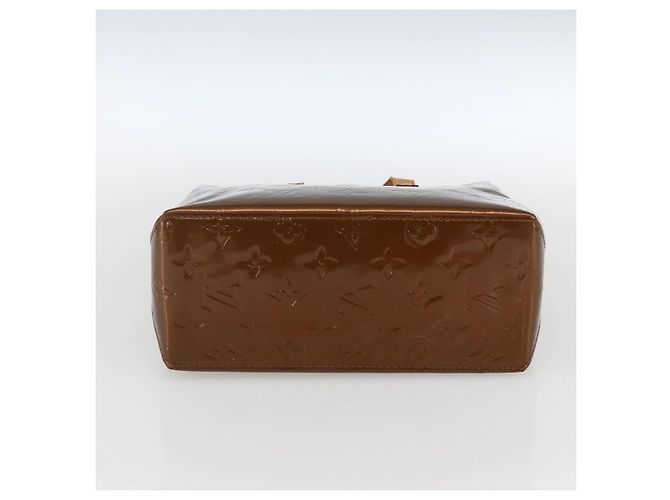LOUIS VUITTON Borsa a Mano Monogram Vernis Reade PM Bronzo M91146 LV Auth gh1836 - vista 9