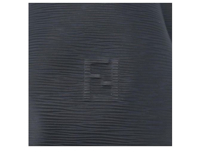 FENDI Rucksack aus Leder in Anthrazit Auth 173517 Anthrazitgrau - Ansicht 14