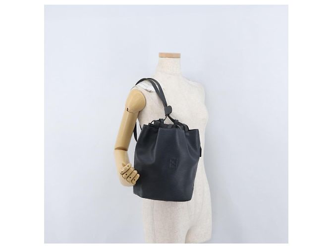 FENDI Rucksack aus Leder in Anthrazit Auth 173517 Anthrazitgrau - Ansicht 21