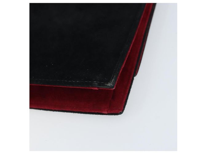 SAINT LAURENT Borsa a Spalla Camoscio Bordeaux Oro Auth 172534 D'oro Bordò - vista 12