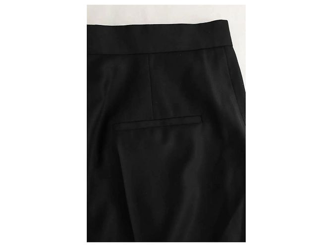 Céline Calça reta de lã preta Preto - vista 4