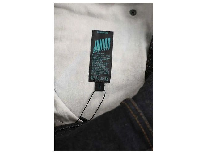 Jean Paul Gaultier Jeans dritti neri Nero - vista 6