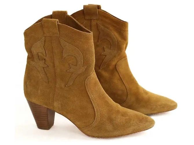 Ba&Sh Camel Western Boots - view 3