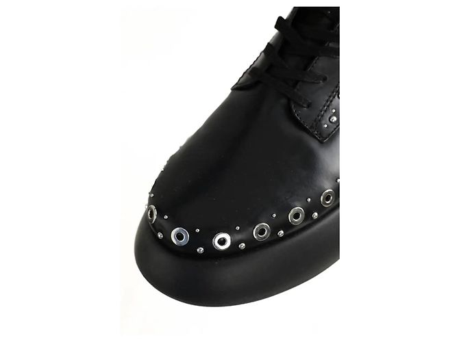 3.1 Phillip Lim Schwarze Schnürschuhe - Ansicht 4