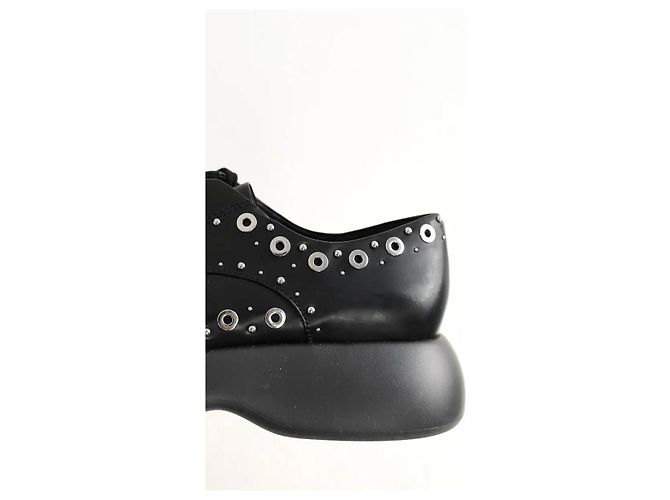3.1 Phillip Lim Schwarze Schnürschuhe - Ansicht 6