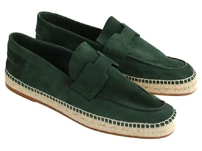 Hermès Espadrillas verdi Verde - vista 3