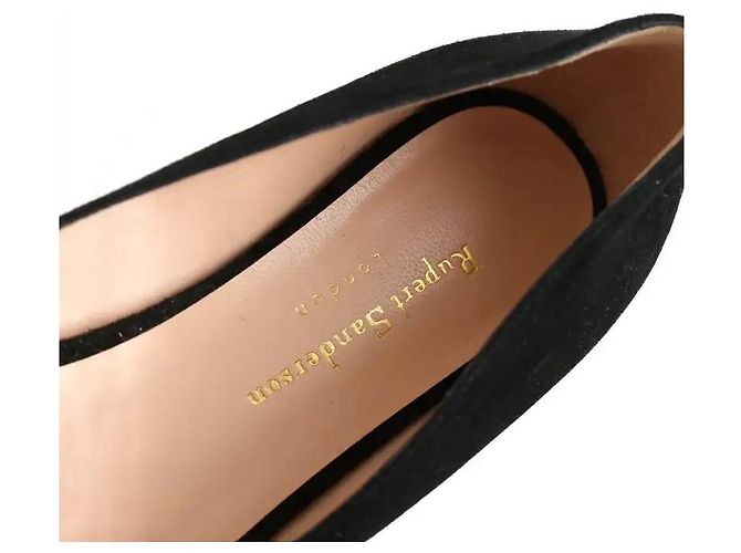Rupert Sanderson Black ballerinas - view 5