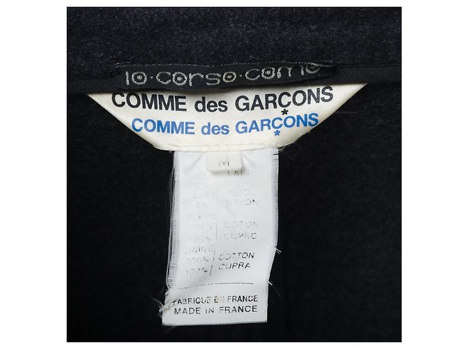 Comme Des Garcons Comme des Garçons Pins Cross Wool Jacket Grey Dark red - view 11