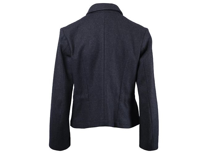 Comme Des Garcons Comme des Garçons Pins Cross Wool Jacket Grey Dark red - view 3