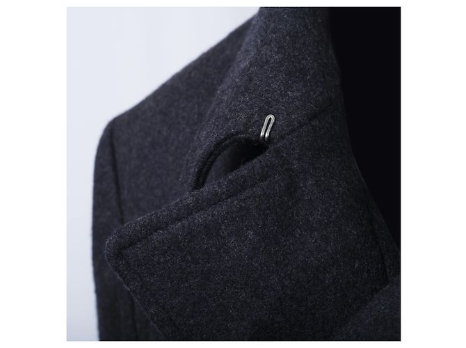 Comme Des Garcons Comme des Garçons Pins Cross Wool Jacket Grey Dark red - view 6