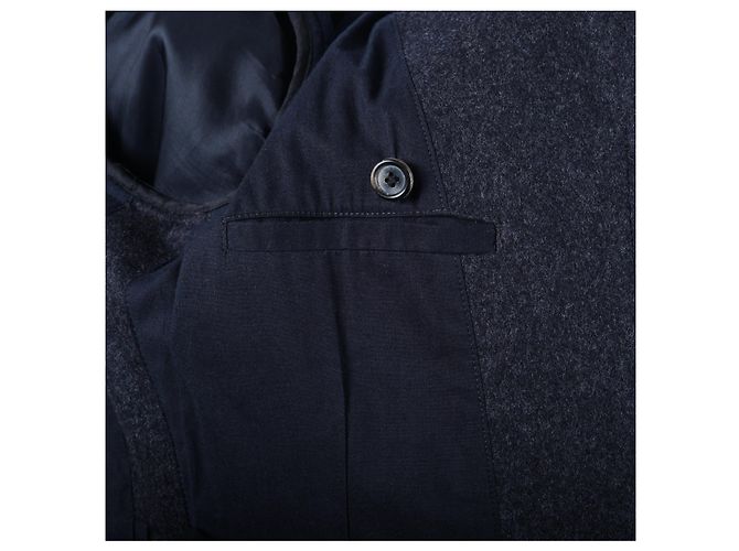Comme Des Garcons Comme des Garçons Pins Cross Wool Jacket Grey Dark red - view 8